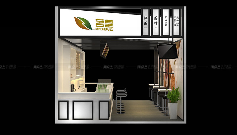 茗皇-酒店用品展臺設(shè)計案例