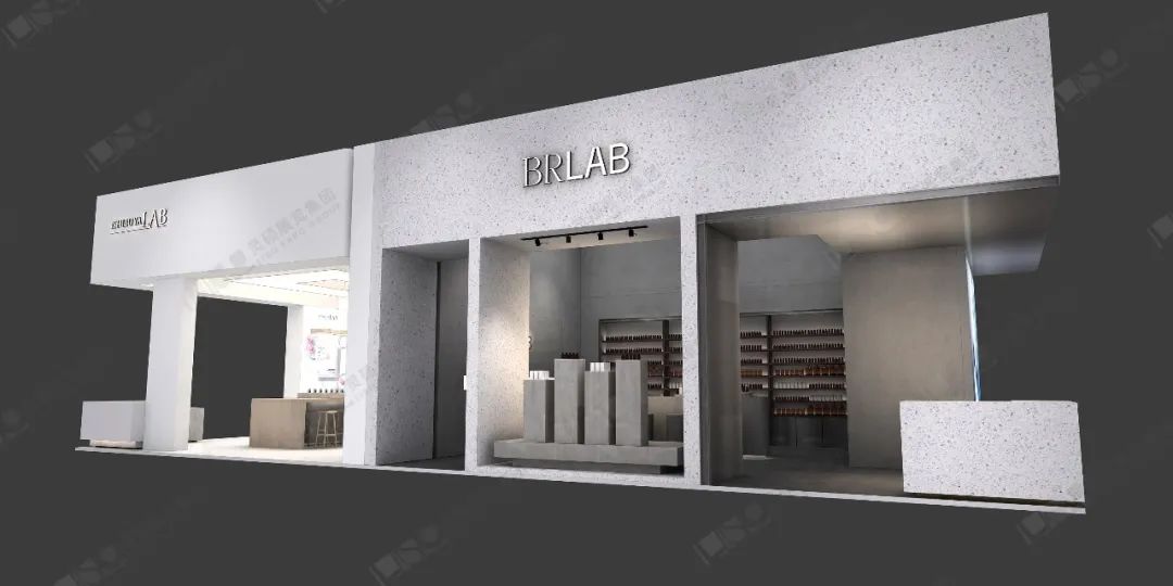 BRLAB & ISHIBUYALAB展臺設(shè)計效果圖